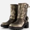 Lazamani Vintage Biker boots zilver Leer