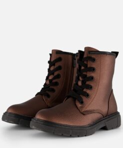 Marco Tozzi Veterboots brons Synthetisch