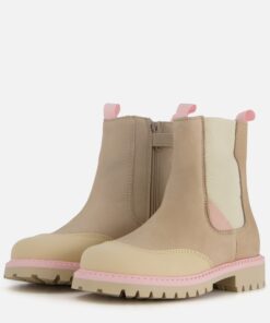 Muyters Chelsea boots Roze Nubuck 022702