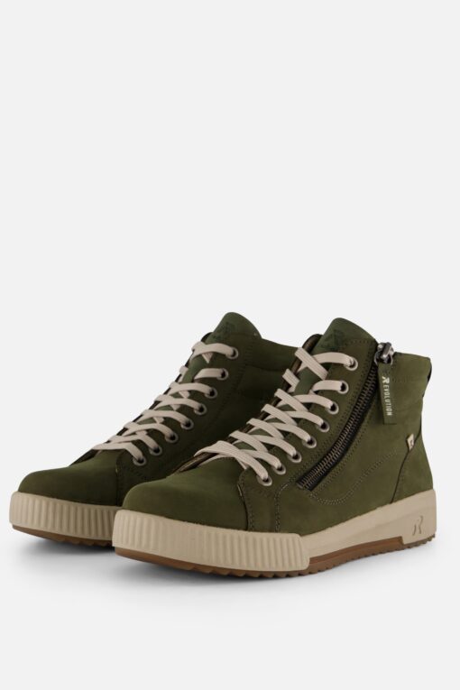 Rieker Revolution Veterboots groen Nubuck