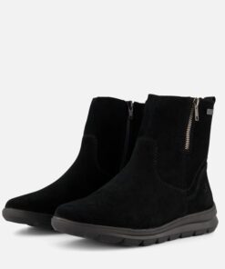 Rieker Tex Enkellaarsjes grijs Suede