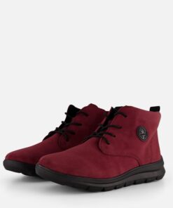 Rieker Veterboots bordeaux Suede