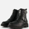 S.Oliver Biker boots zwart Synthetisch