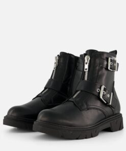 S.Oliver Biker boots zwart Synthetisch