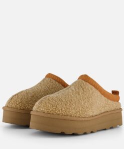 S.Oliver Pantoffels beige Textiel