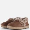 Skechers Cozy Up Pantoffels taupe Suede