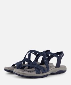 Skechers Reggae Sandalen blauw Textiel