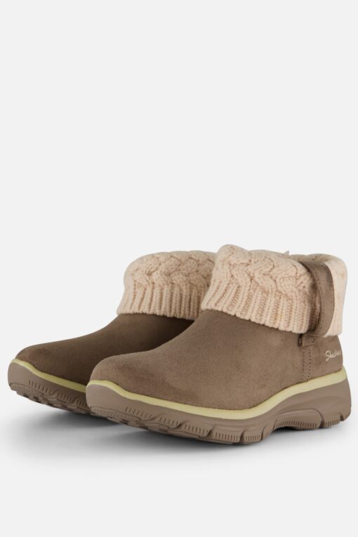 Skechers Relaxed Easy Going Enkellaarsjes taupe