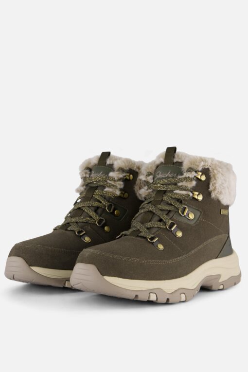 Skechers Trego Veterboots groen Suede