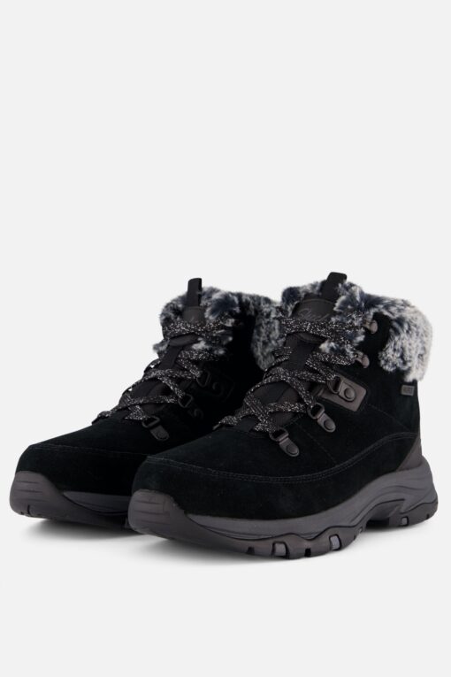 Skechers Trego Veterboots zwart Suede