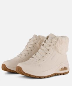 Skechers Uno Rugged Veterboots beige Synthetisch