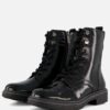 Tamaris Veterboots zwart Lak