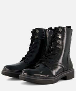 Tamaris Veterboots zwart Lak