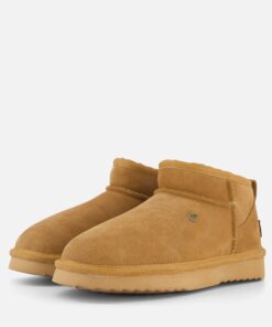 Warmbat Durack Gevoerde boots cognac Suede