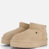 Warmbat Durack Plateau Enkellaarsje beige Suede