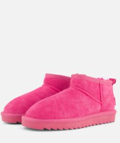 Colors of California Gevoerde boots roze Suede