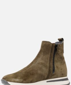 Feyn Chelsea boots groen Suede