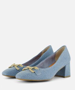 Marco Tozzi Pumps denim Textiel