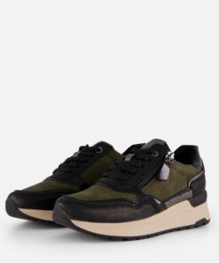 Marco Tozzi Sneakers groen Synthetisch