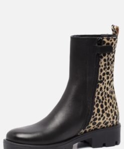 Muyters Chelsea boots zwart Leer 22701