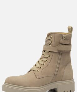 Muyters Veterboots beige Nubuck 22606