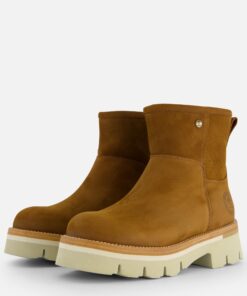 Panama Jack Laia B4 Enkellaarsjes cognac Nubuck