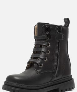 Shoesme Veterboots zwart Leer 22303