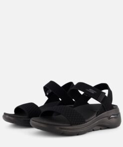 Skechers Go Walk Arch Fit Polished Sandalen zwart