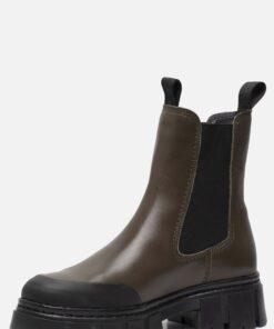 Tamaris Chelsea boots groen Leer 182319