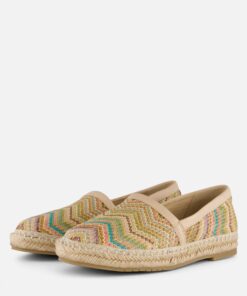 Tamaris Espadrilles beige Textiel