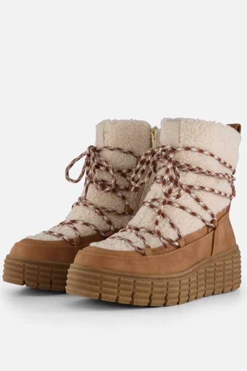 Tamaris Winterboots cognac Synthetisch