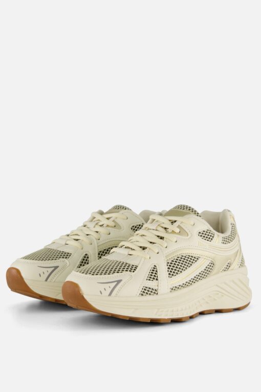 Ann Rocks Sneakers beige Textiel