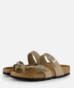 Birkenstock Mayari Slippers taupe Nubuck