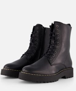 Cellini Veterboots zwart Leer