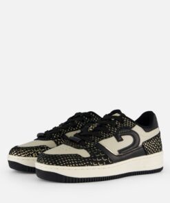 Cruyff Campo Low Lux Snake Sneakers zwart