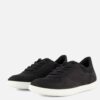 Ecco Leisure Sneakers zwart Leer