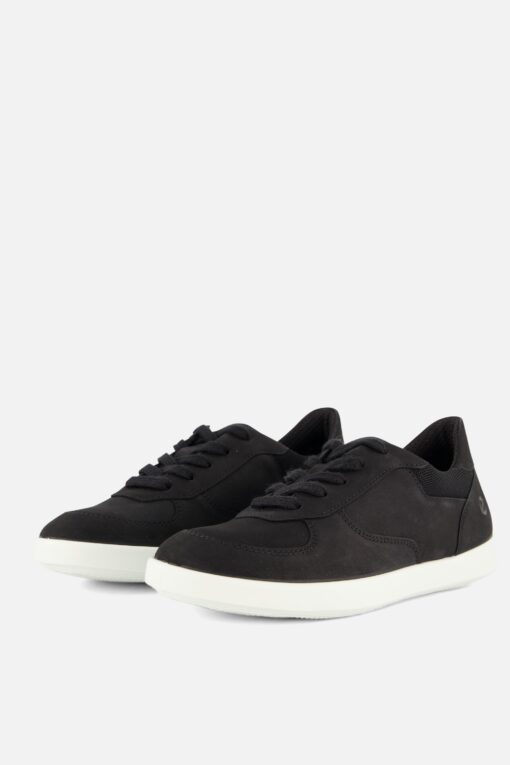 Ecco Leisure Sneakers zwart Leer