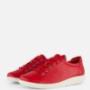 Ecco Soft 2.0 Sneakers rood Leer