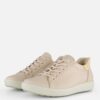 Ecco Soft Sneakers beige Leer