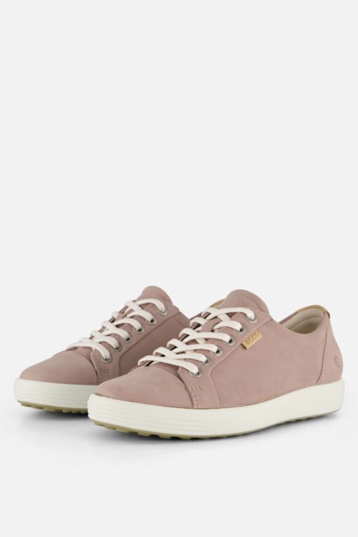 Ecco Soft Sneakers grijs Leer