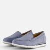 Gabor Instappers blauw Nubuck