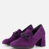 Gabor Instappers paars Suede