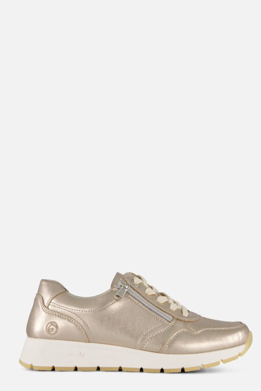 Remonte Sneakers goud Synthetisch