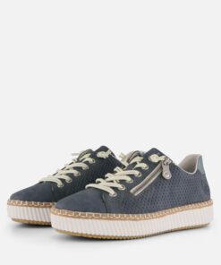 Rieker Sneakers blauw Synthetisch