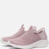 Skechers Hands Free Ultra Flex Instappers roze