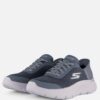 Skechers Slip-ins Go Walk Instappers blauw Textiel