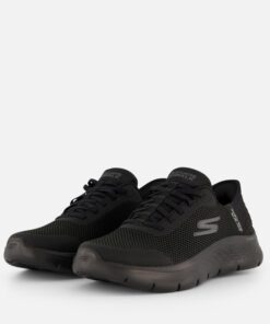 Skechers Slip-ins Go Walk Instappers zwart Textiel