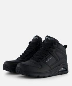 Skechers Uno High Regards Sneakers zwart