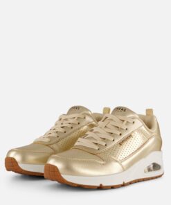 Skechers Uno Metallixs Sneakers goud Synthetisch