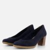 Tamaris Pumps blauw Suede